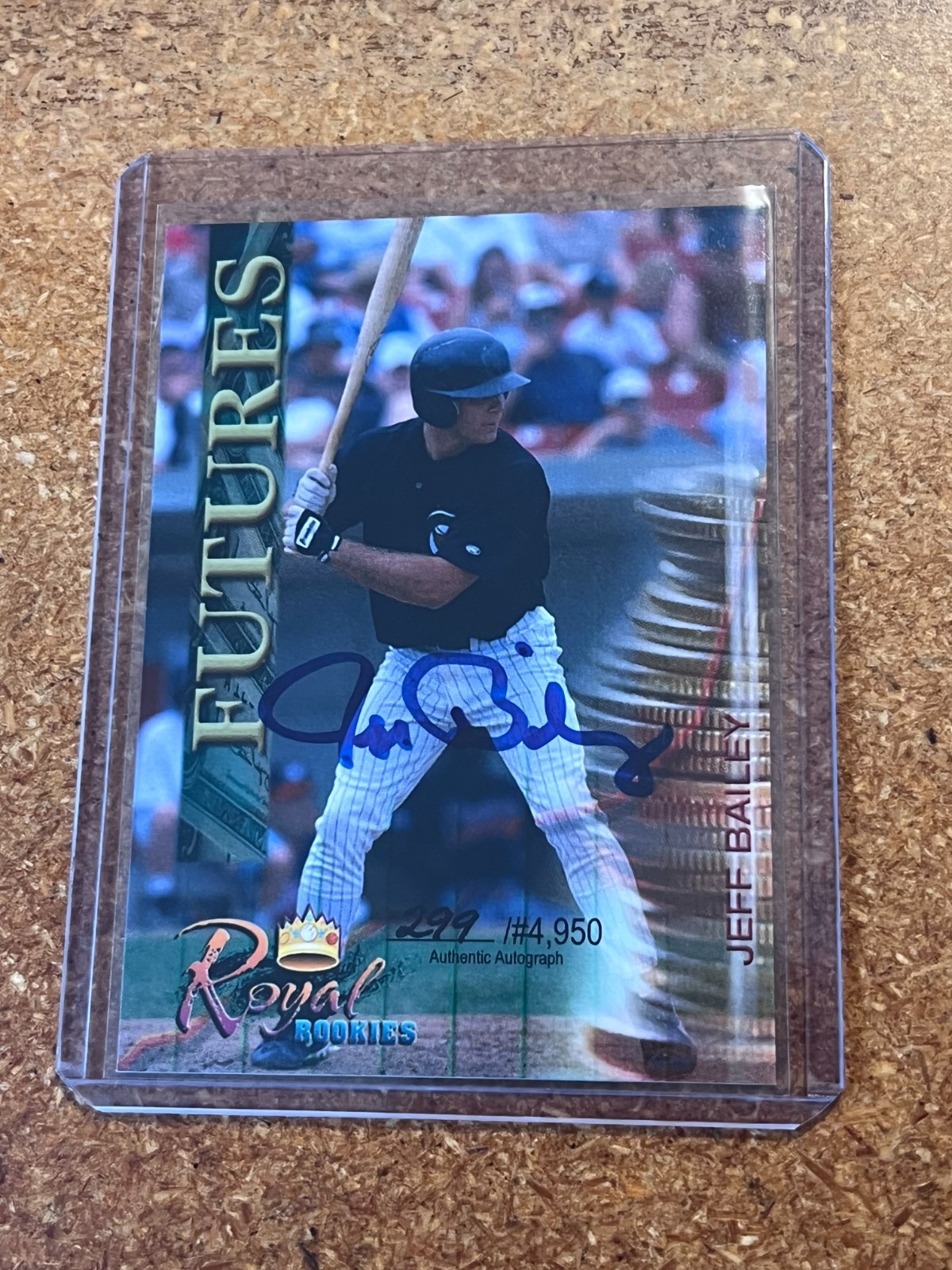 2000 Royal Rookies Futures # 13 Jeff Bailey 299/4950 Autograph