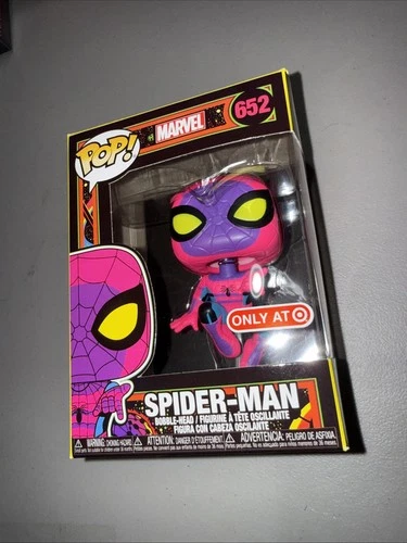 Funko Pop Marvel Blacklight 652 Spiderman (Target)
