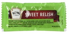 Heinz Sweet Relish Single Packs 50 0.31 Ounce Pack of 50