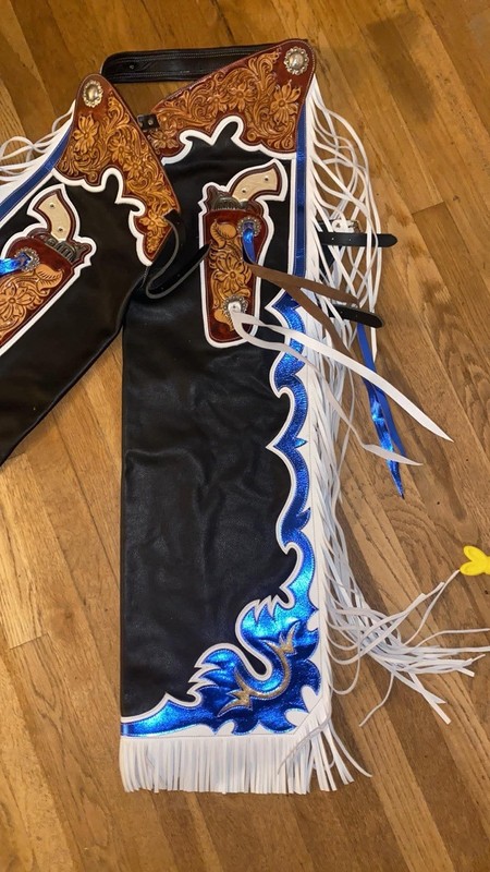 Custom rodeo chaps