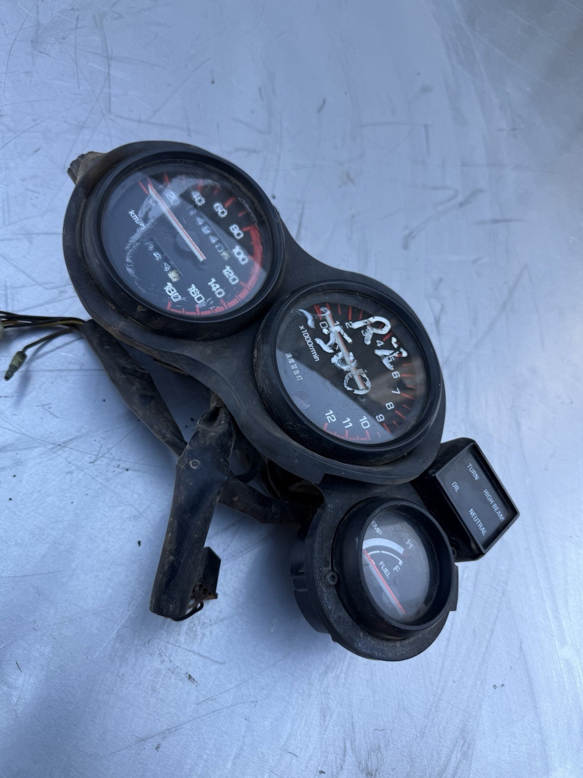 Yamaha RZ350 RZ 350 RZ 500 Speedometer Tacho Speedo Dash Gauge Cluster OEM