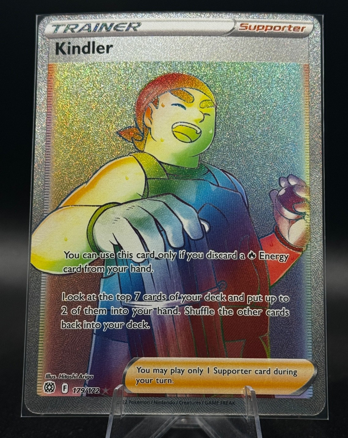 Kindler (rainbow) 179/172 Swsh09: Brilliant Stars Holo Pokemon TCG