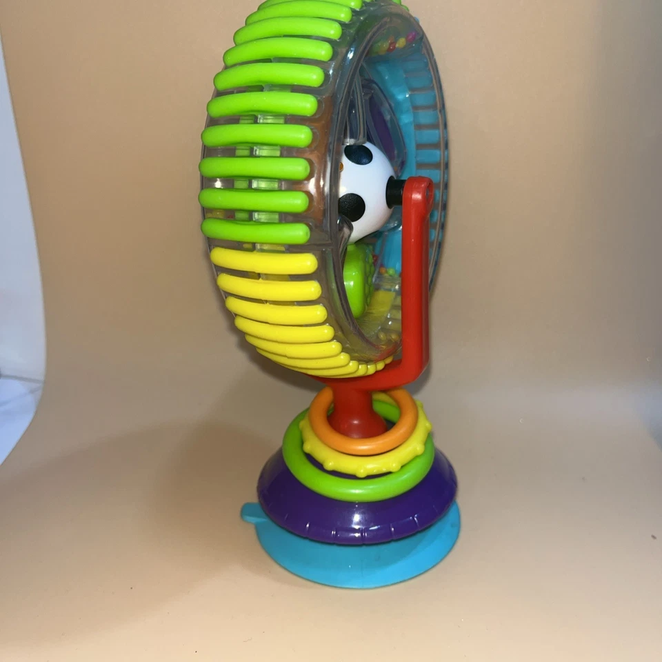 Sassy Wonder Wheel Rattle Table Top Suction Cup Baby Toddler Toy 7” - Image 2 of 4