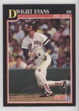 1991 Score Dwight Evans #225 4ju