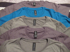 5 Woman's T Shirts NWOT Gildan Size Medium Softstyle Free USA Shipping
