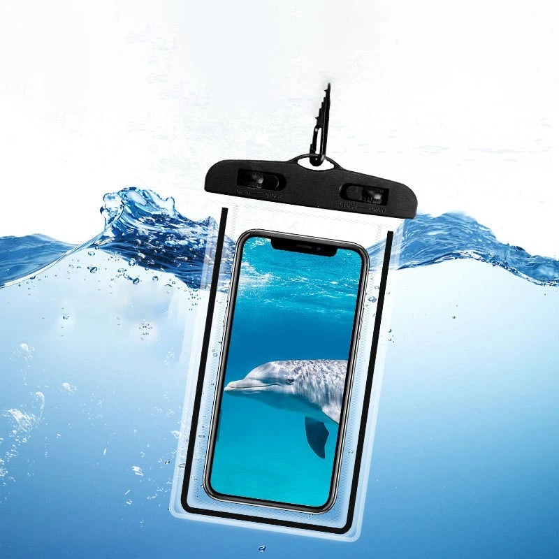 2 Pack Universal Waterproof Phone Pouch | Clear Dry Bag for iPhone Samsung Swim - Image 4 of 4