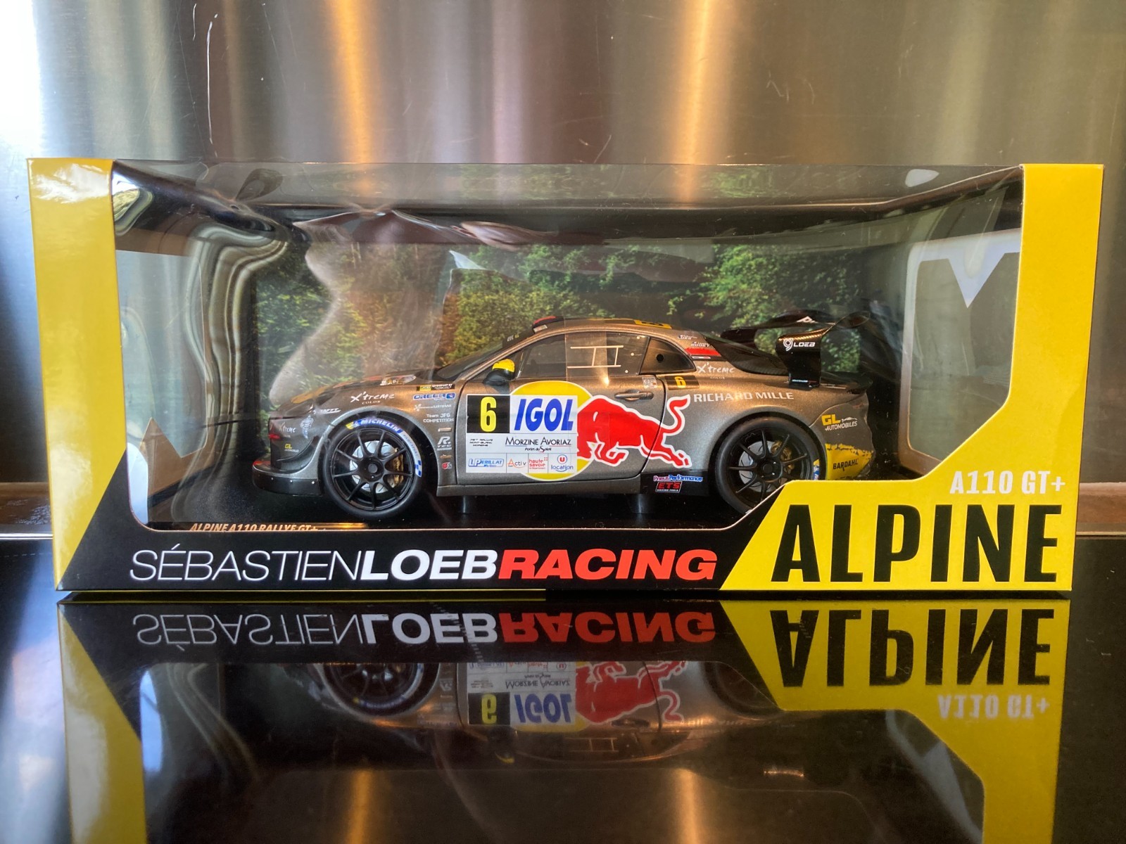 Alpine A110 Rallye GT+ Loeb 2024 Bardahl Solido 1/18 réplique de prestige en édition très rare