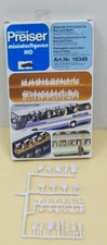 Preiser 16349 HO Unpainted Seated Passengers Plastic Figure (Set of 36)