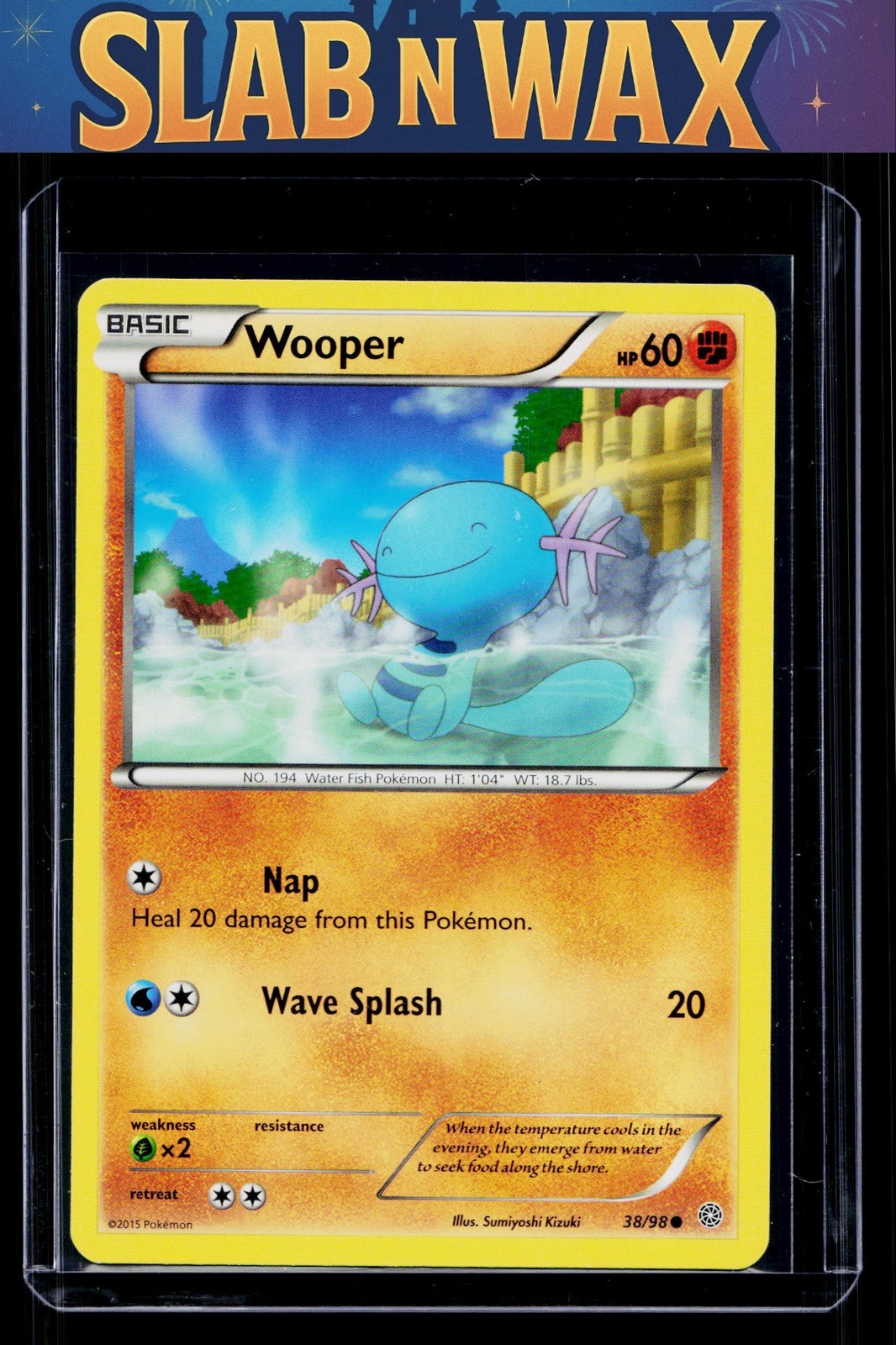 Pokemon tcg XY - Ancient Origins Wooper #38/98