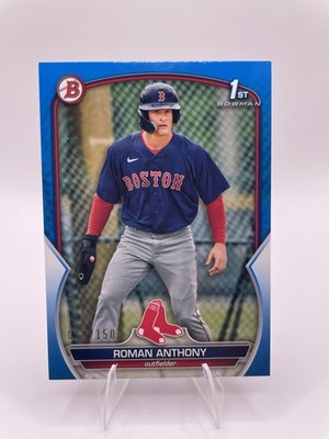 2023 Bowman 1st Bowman Prospects Blue /150 Roman Anthony BP-71 Boston Red Sox 📈