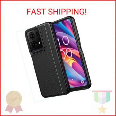 Aulzaju for TCL K32/K33 5G Phone Case with Screen Protector,TCL K32 5G T513W Pho