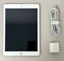 Apple iPad 6th Gen 32GB Wi-Fi  Cellular 9.7  Rose Gold, Excellent