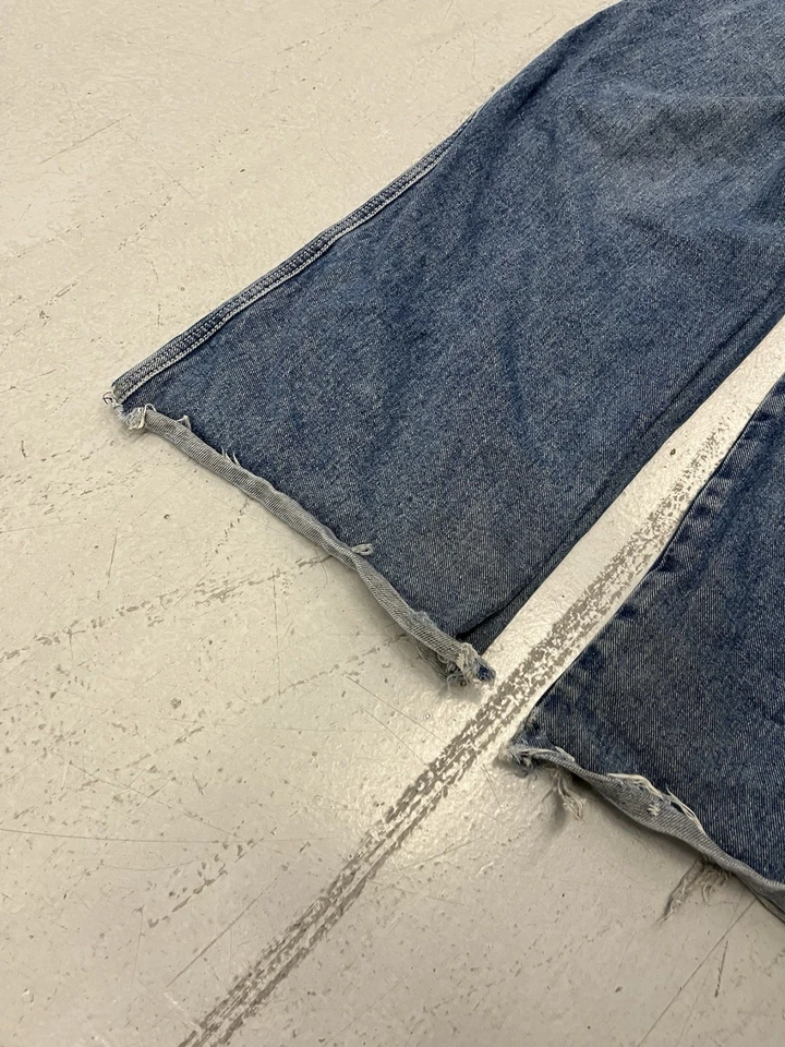 Jeans jeans bordado masculino 34 30 folgado JNCO Pipes Smoke Stacks 179 - Imagem 4 de 4