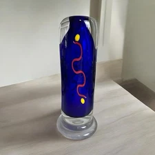 Modernist Style Art Deco Glass Bud Vase