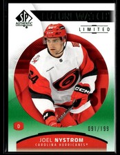 2025-26 SP Authentic Future Watch Limited Green Joel Nystrom /199