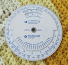 VINTAGE 1940 Standard Oil Company of California Aviation Flight Computer Wheel — photo 4