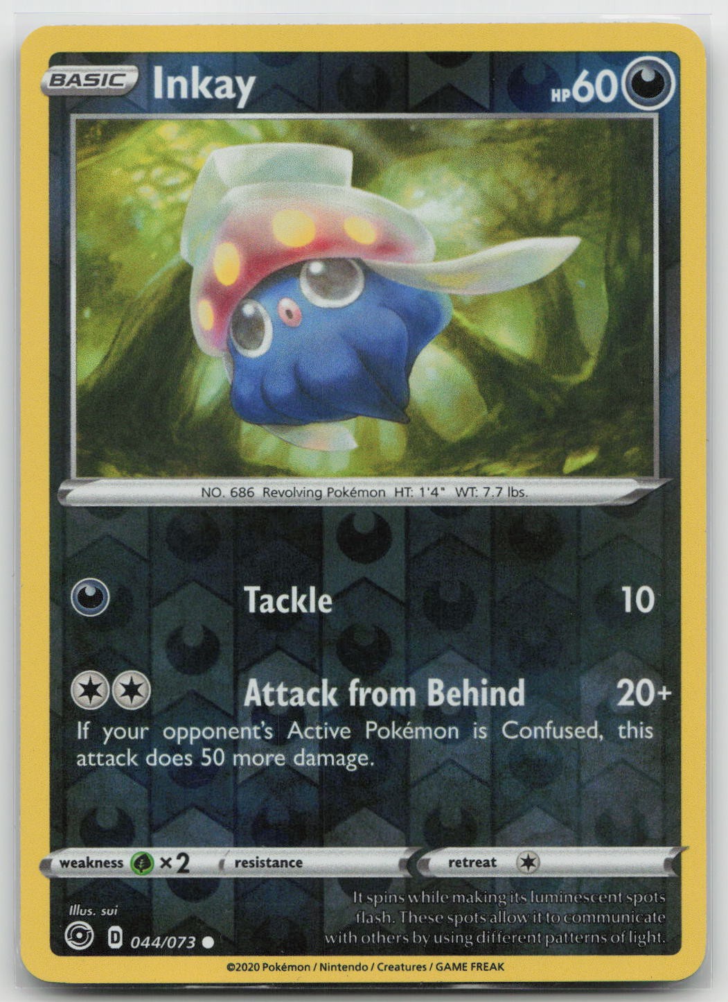 Inkay Champion's Path 44/73 Reverse Holo LP