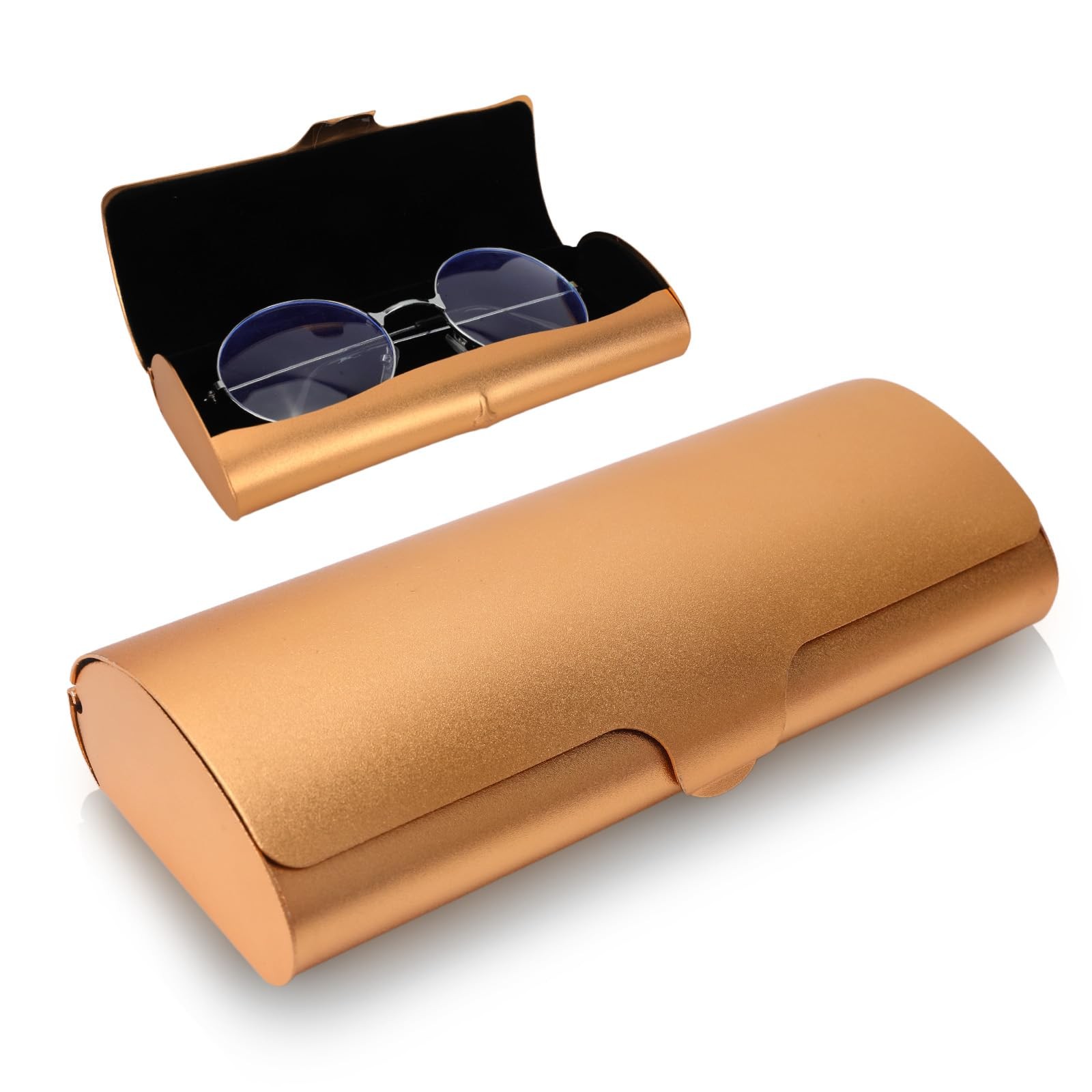 Étui lunettes aluminium robuste anti-choc pour protéger vos lunettes de lecture