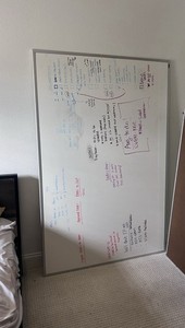 LARGE 48”x72”” Dry Erase Whiteboard