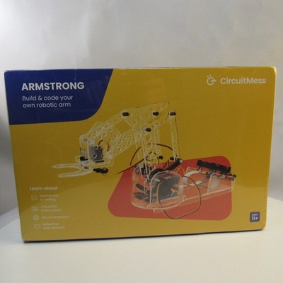 NIP CIRCUITMESS ARMSTRONG ROBOTIC ARM DIY BUILD & CODE YOUR OWN KIT!