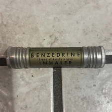 Rare Vintage Benzedrine Inhaler (Physician Sample)