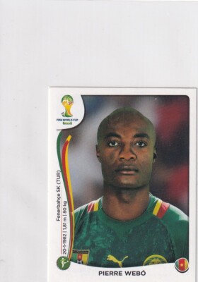Panini Sticker Fußball WM Weltmeister 2014 Brazil Nr. 106 Pierre Webo