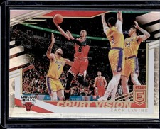 2019-20 Panini Donruss Elite ZACH LaVINE Court Vision Holo #24 Chicago Bulls