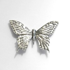 Farfalla Grande Pin Spilla Spilletta Decorazione Chiusura Button Hutnadel