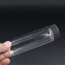 5pcs 90ML 120 x 37mm Empty Clear Glass Bottle Display Jewelry Storage Vials