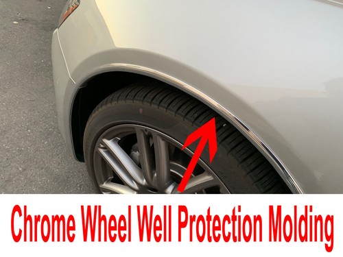 Chrome Wheel Well Molding Trim Kit for Suzuki Verona 2004, 2005, 2006, 2007 main image 0