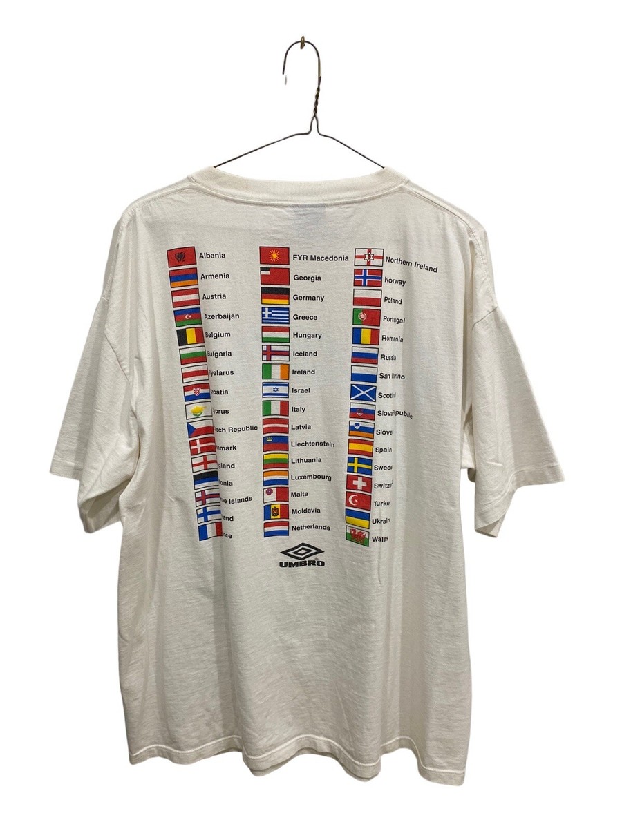 Vintage UEFA Euro 96 England Umbro Map T Shirt Soccer Vintage UEFA Euro 96 England Umbro Map T Shirt Soccer