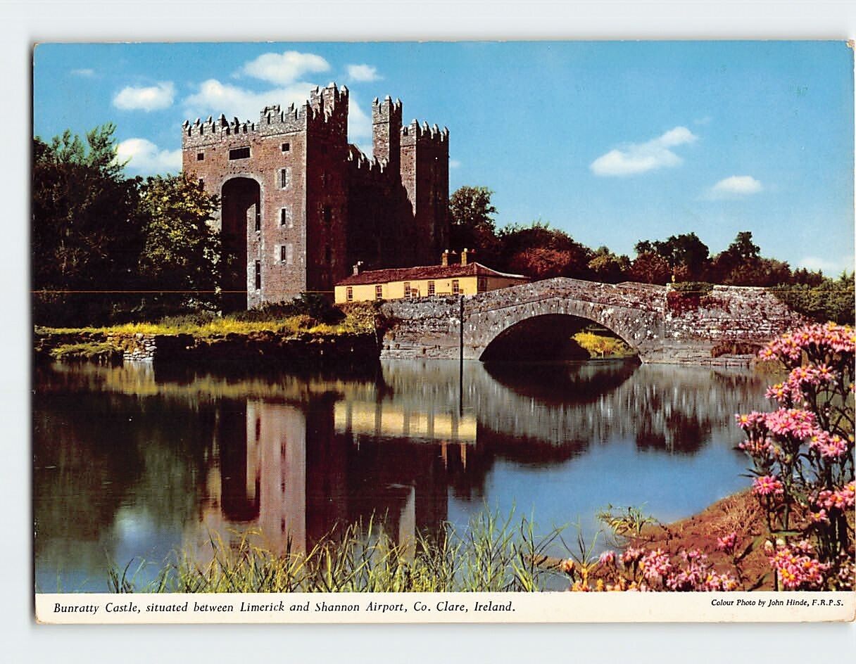 Postcard Bunratty Castle Co. Clare Ireland