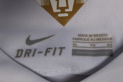 Pumas UNAM authentic nike jersey size XLarge 2015-2016 T | eBay