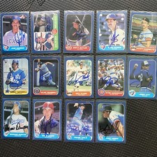 1986 FLEER autograph signed auto PICK/CHOOSE WILL CLARK TRAMMELL SANDBERG +more!