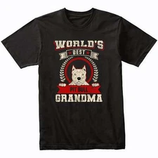 World's Best Pit Bull Grandma Dog Breed T-Shirt - Pit Bull Terrier Shirt