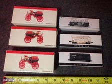estate lot of 6 model railroad cars in original boxes