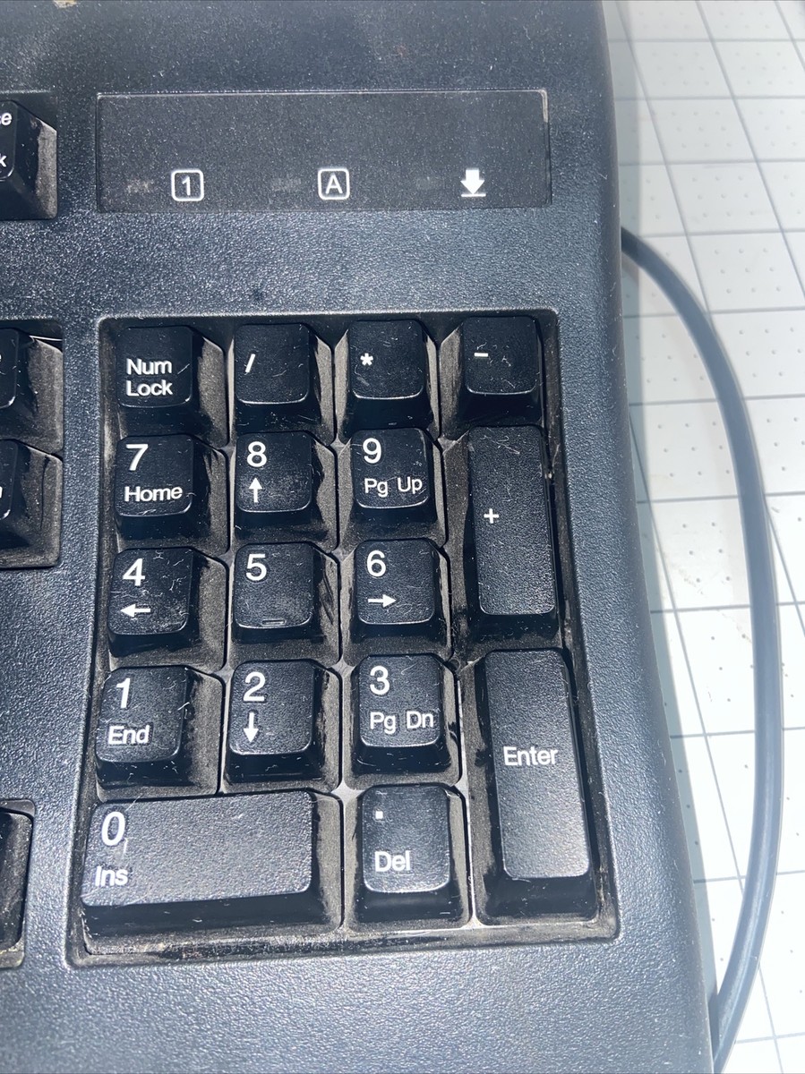 Black Vintage KeyTronic Lifetime LT Designer Wired Keyboard Black Vintage KeyTronic Lifetime LT Designer Wired Keyboard