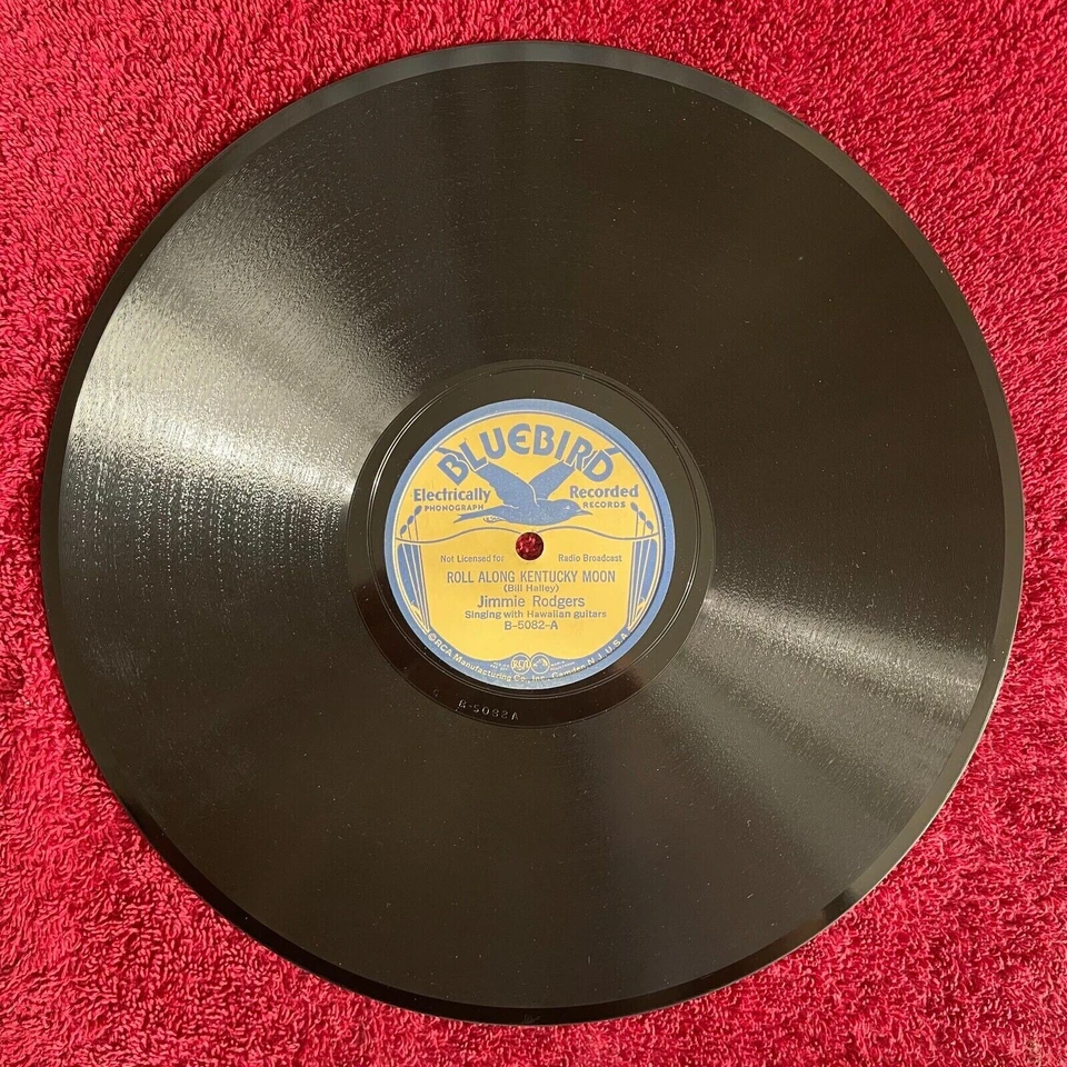JIMMIE RODGERS Bluebird B-5082 78rpm (Pre-War Country, 1933, Video) - Image 2 of 4