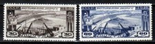 RUSSIA URSS CCCP 1946 centrale idroelettrica diga sul DNIEPER  S. completa MVLH