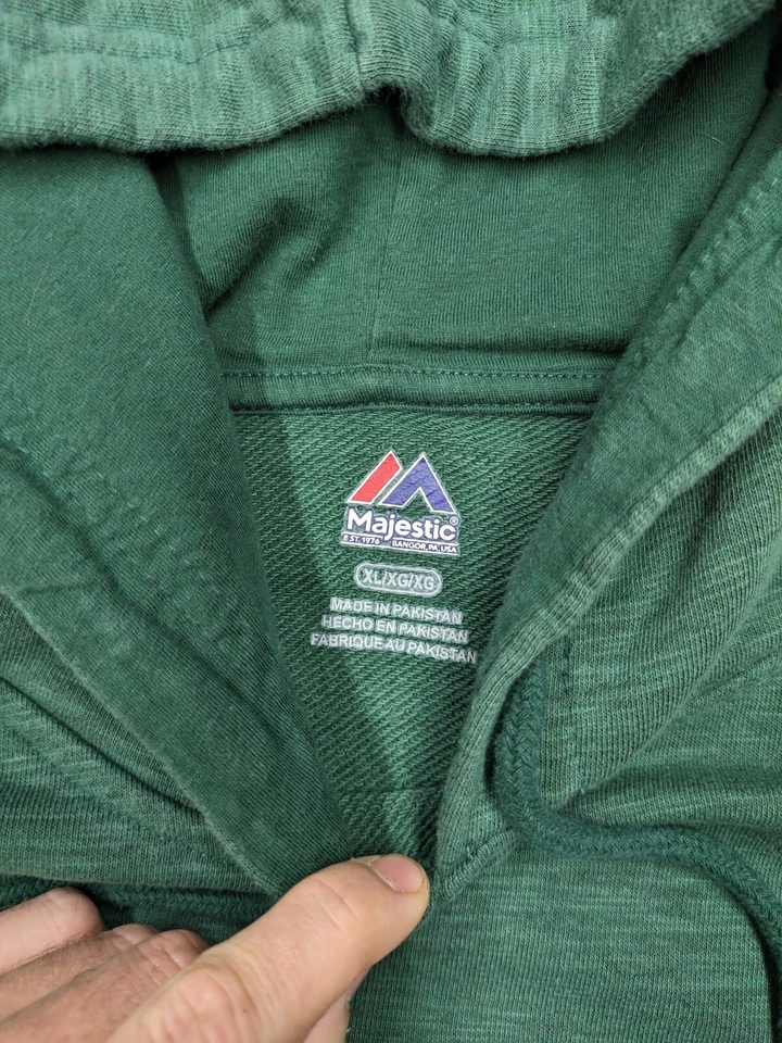 Majestuosa sudadera con capucha Green Bay Packers para hombre extra grande atlético fútbol americano NFL brezo Foto 4 de 4