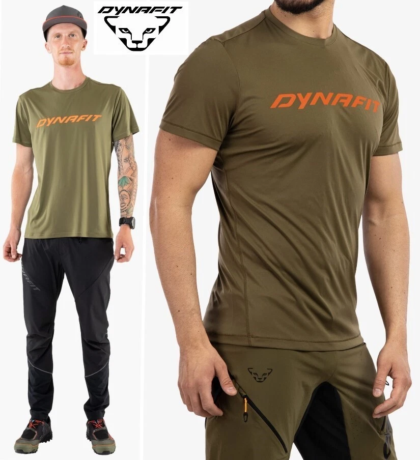 DYNAFIT traverse 2 trail run shirt odor resistant wicking breathable mens small