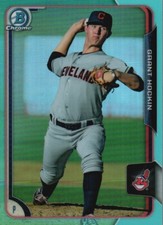 2015 Bowman Draft #115 Grant Hockin Chrome Blue Sky Refractors