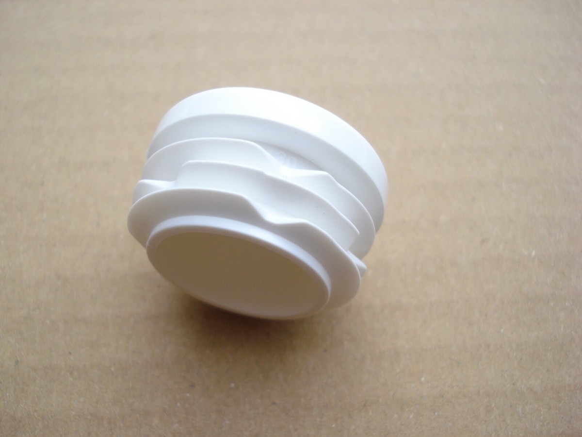 2 Embouts Bouchons PVC Ailette Pour Tube Rond 30mm M8 - Neufs - Origine Royaume-Uni