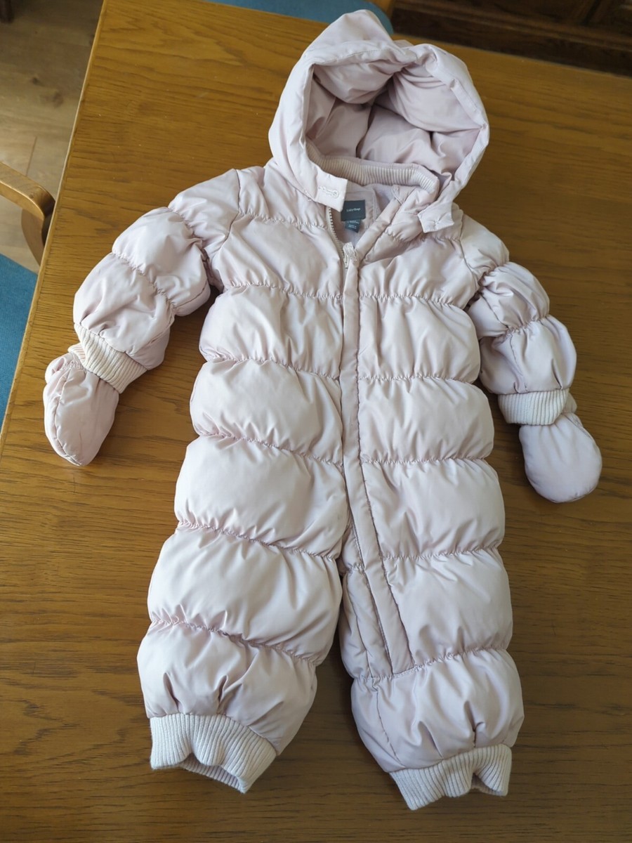 Gap Baby Down Fill Snowsuit Jacket kids Toddler size 12-18 Months boys  girls EUC