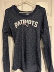 New England Patriots hooded shirt by Majestic. Medium Vintage — photo 2