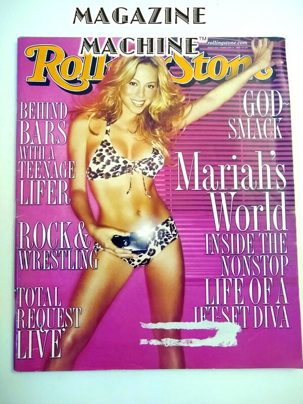 Mariah Carey rolling stone magazine God Smack Feb 17, 2000 rock bands rock music
