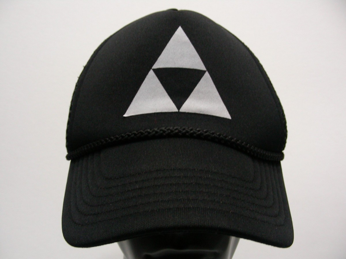 TRIANGLES LOGO - BLACK - 100% POLYESTER - ADJUSTABLE SNAPBACK BALL