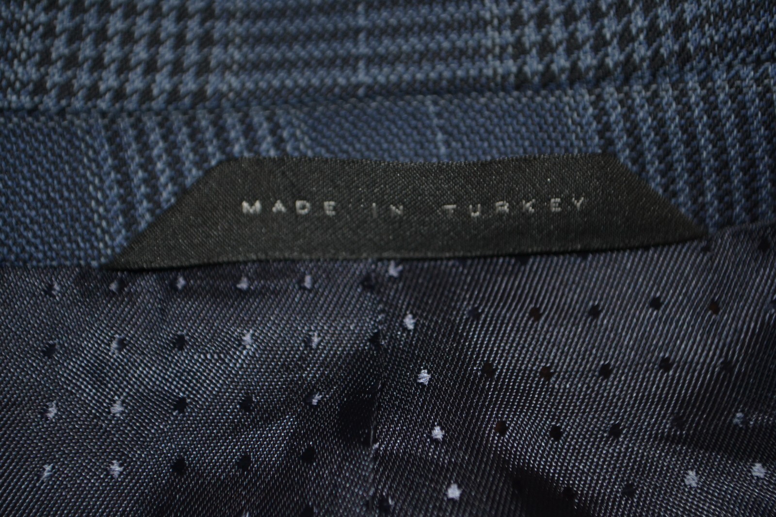 Hugo Boss Men Wool Blue Check 2 Front Metal Button Sports Coat Blazer Sz 46R thumbnail 13