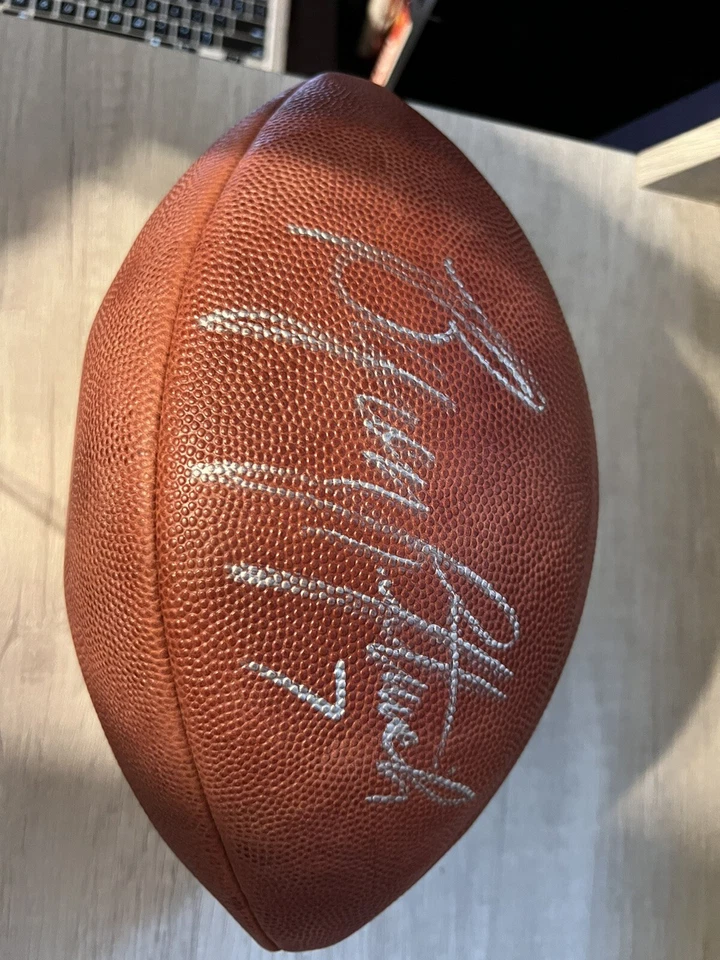 Fútbol oficial de la NFL firmado por Byron Leftwich Foto 4 de 4