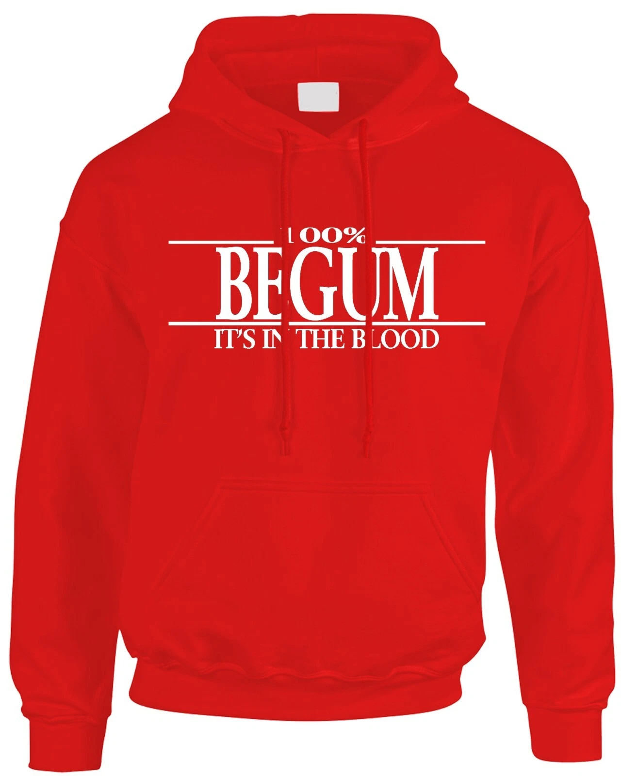 Begum Surname Men's Hoodie Funny Name Family Hooded Sweatshirt Gift Hoody